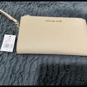 Michael Kors Large double zip wristlet wallet